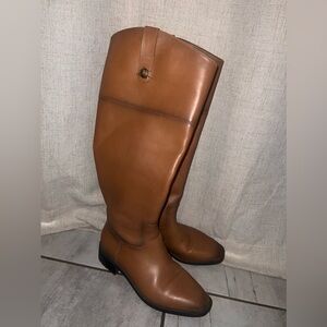 Brown leather Sam Edelman riding boots size 8